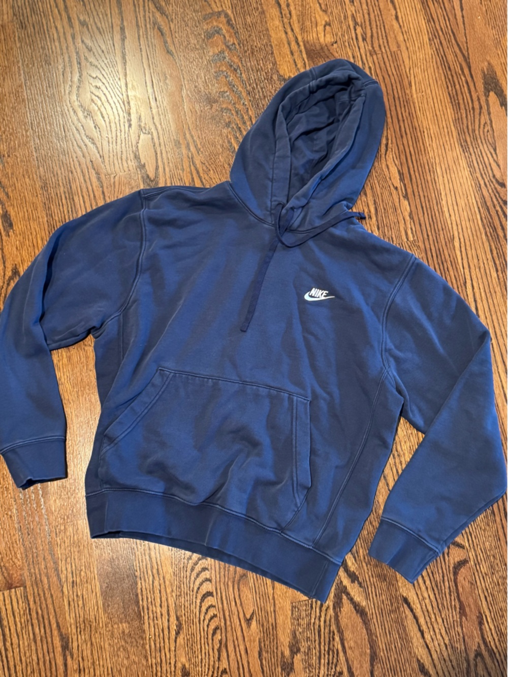 Men’s Nike navy blue hoodie sweatshirt size medium